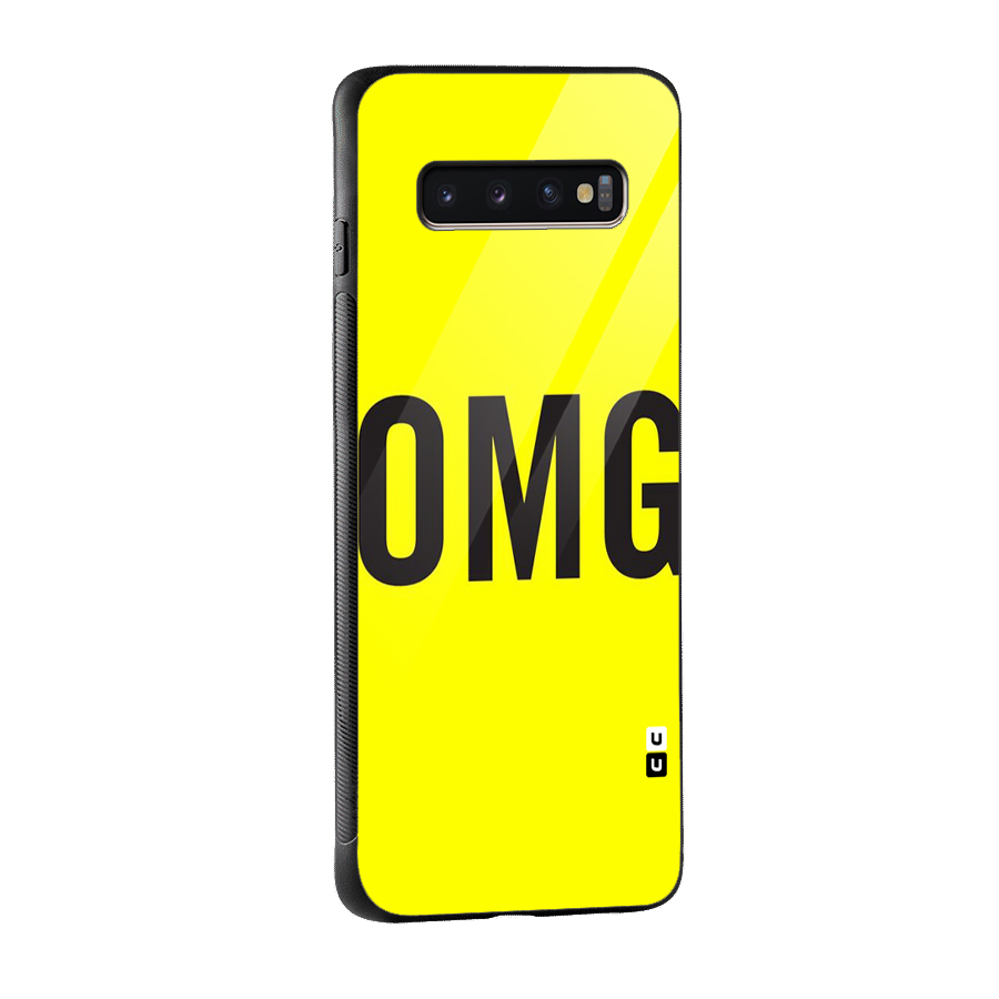 Oh My God Glass Back Case for Galaxy S10 Plus