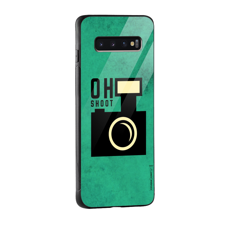 Oh Shoot Glass Back Case for Galaxy S10 Plus