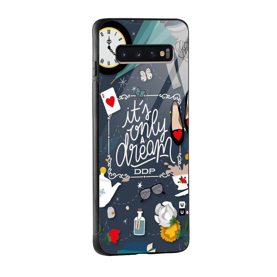 Only A Dream Glass Back Case for Galaxy S10 Plus