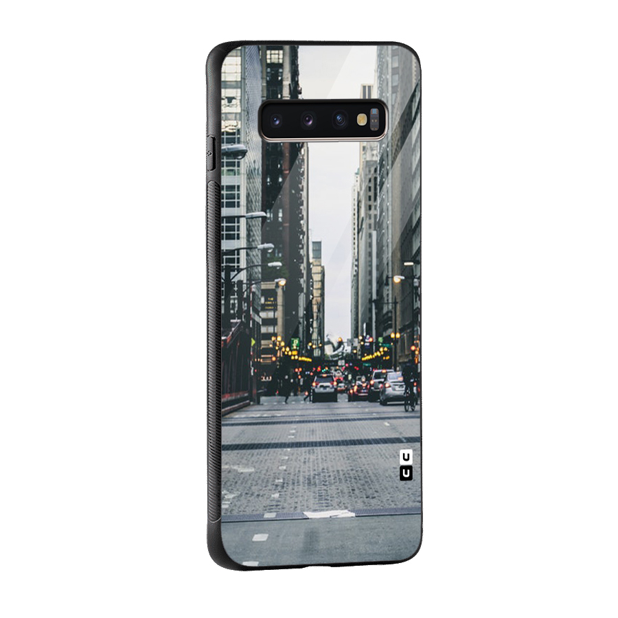 Only Streets Glass Back Case for Galaxy S10 Plus