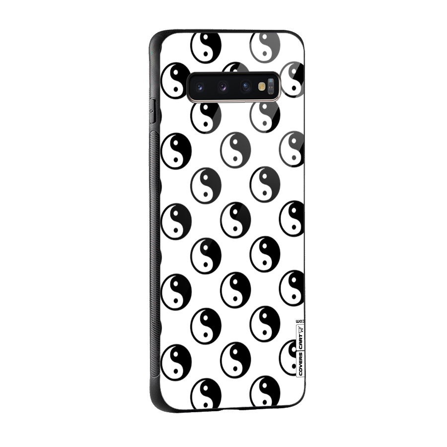Peace Balls Glass Back Case for Galaxy S10 Plus