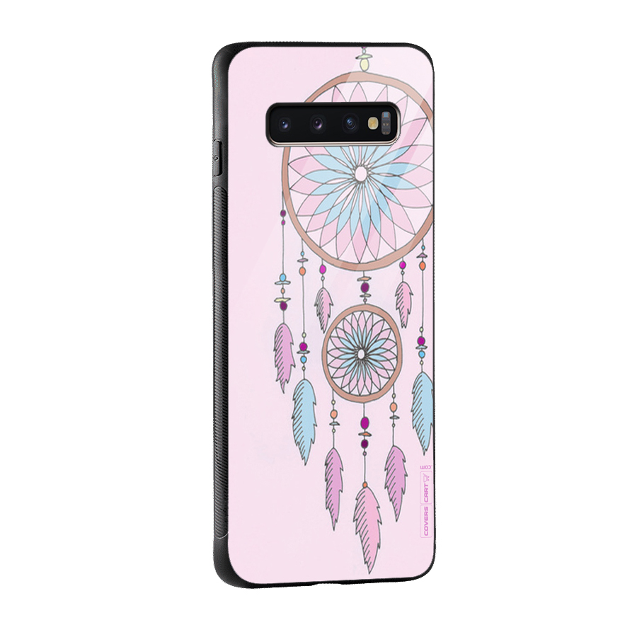 Pretty Dream Catcher Glass Back Case for Galaxy S10 Plus