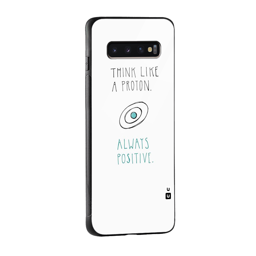 Proton Positive Glass Back Case for Galaxy S10 Plus
