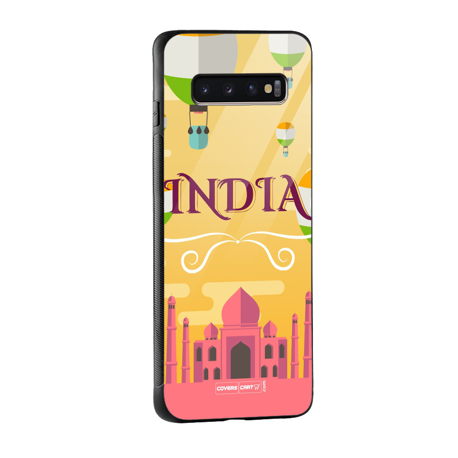 Proud To Be Indian Glass Back Case for Galaxy S10 Plus