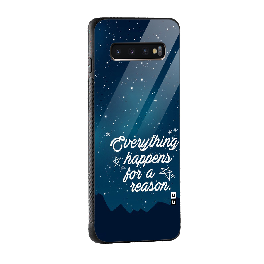 Reason Sky Glass Back Case for Galaxy S10 Plus