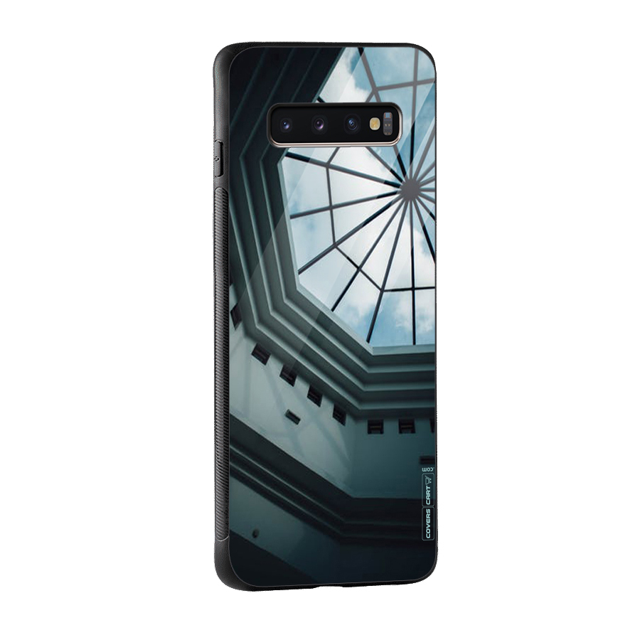 Rooftop Perspective Glass Back Case for Galaxy S10 Plus