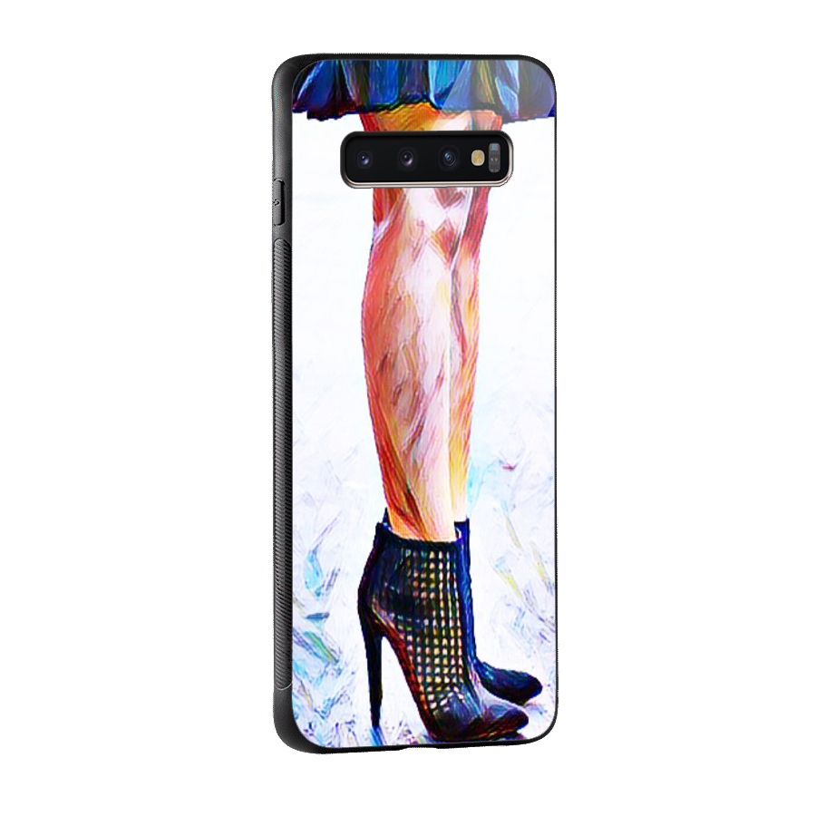 Sassy Heels Glass Back Case for Galaxy S10 Plus