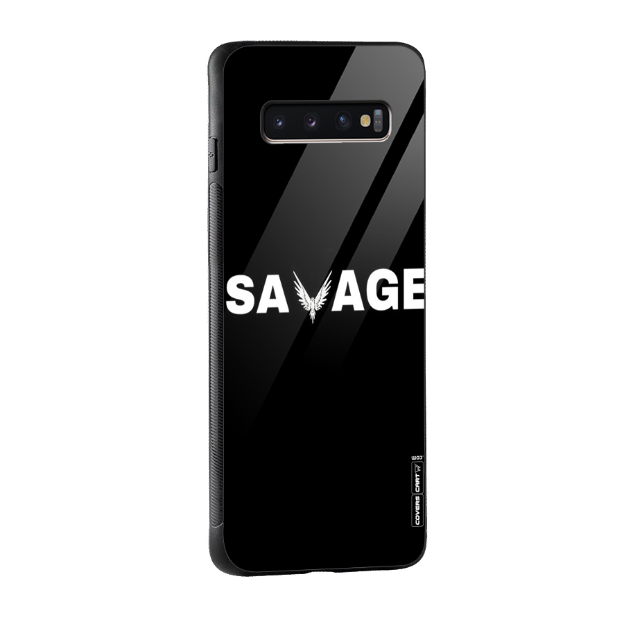 Savage Glass Back Case for Galaxy S10 Plus