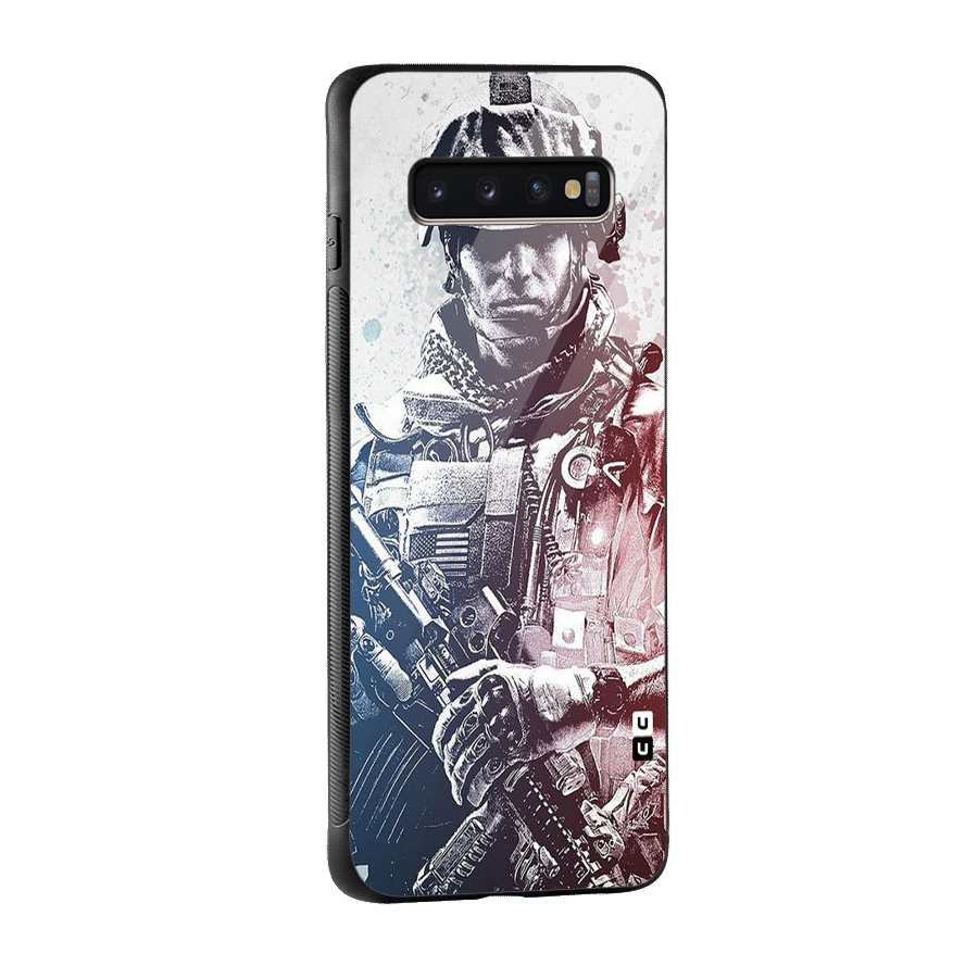 Saviour Glass Back Case for Galaxy S10 Plus