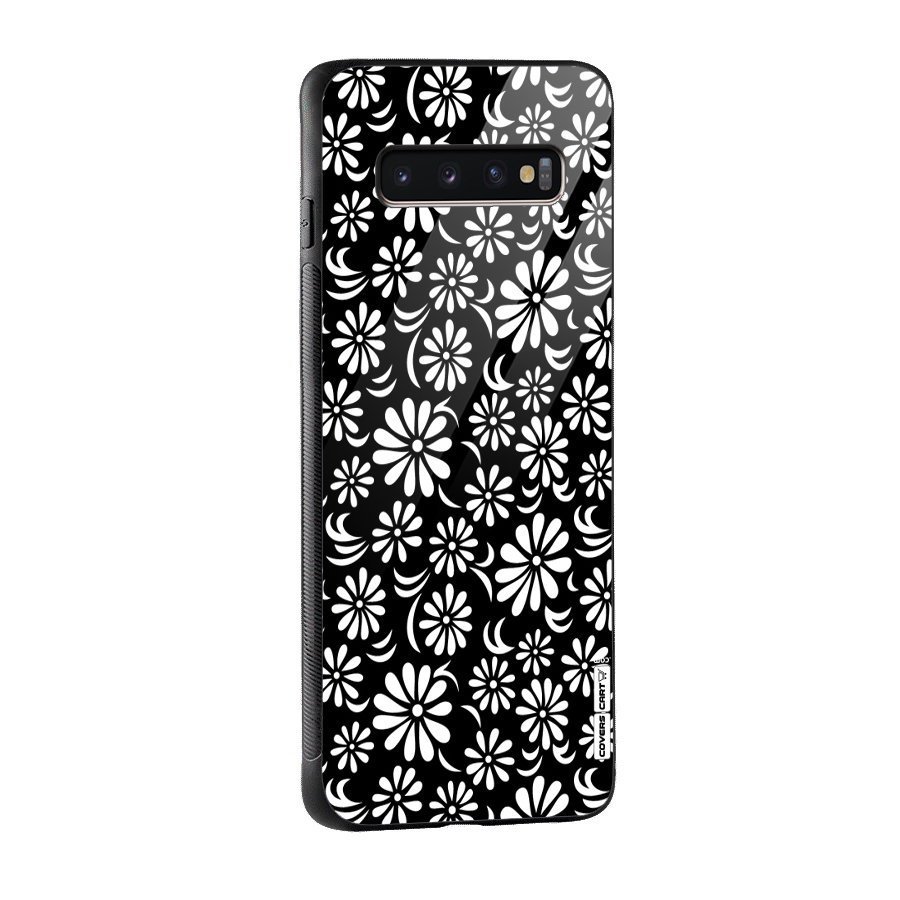 Sea Shell Abstract Art Glass Back Case for Galaxy S10 Plus