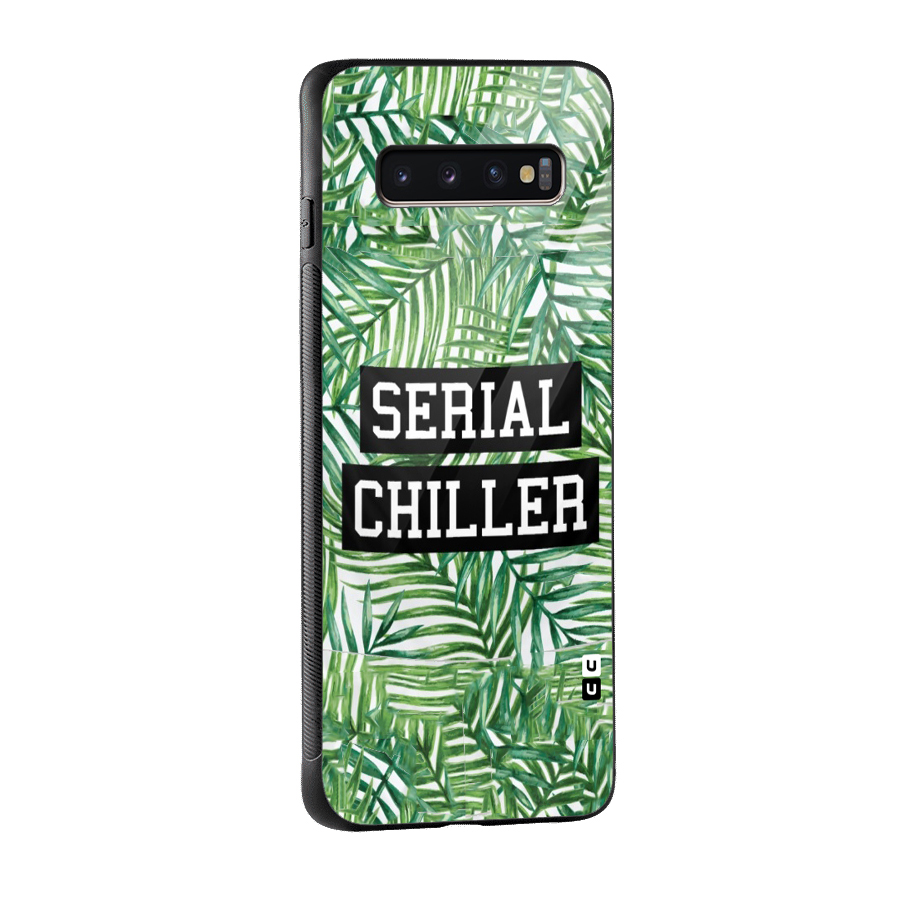 Serial Chiller Glass Back Case for Galaxy S10 Plus