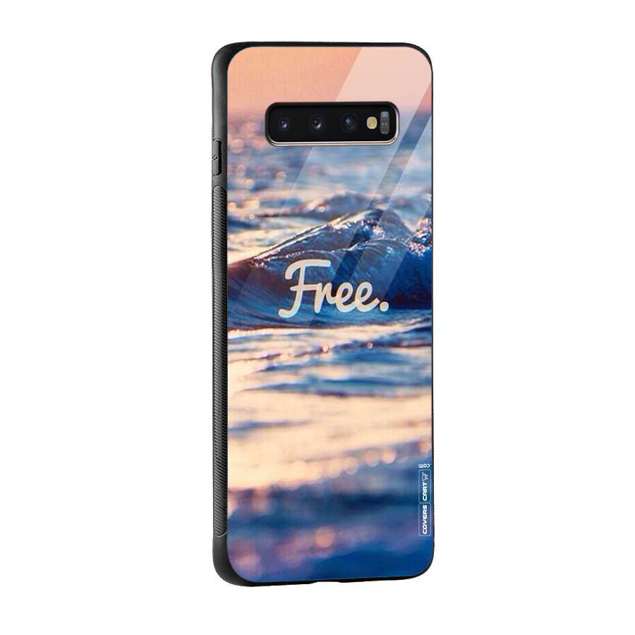 Set Yourself Free Glass Back Case for Galaxy S10 Plus