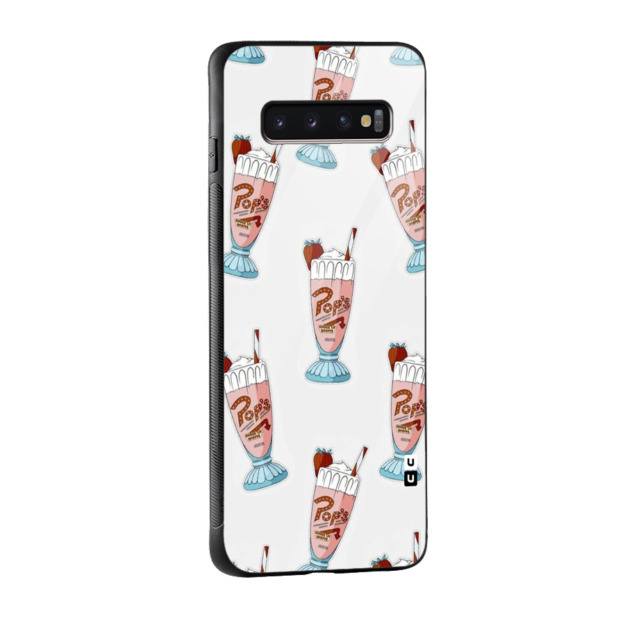 Shake Design Glass Back Case for Galaxy S10 Plus