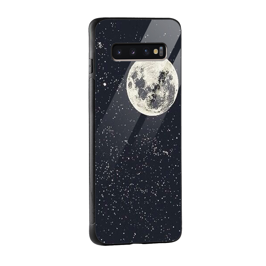 Simple Galaxy Glass Back Case for Galaxy S10 Plus