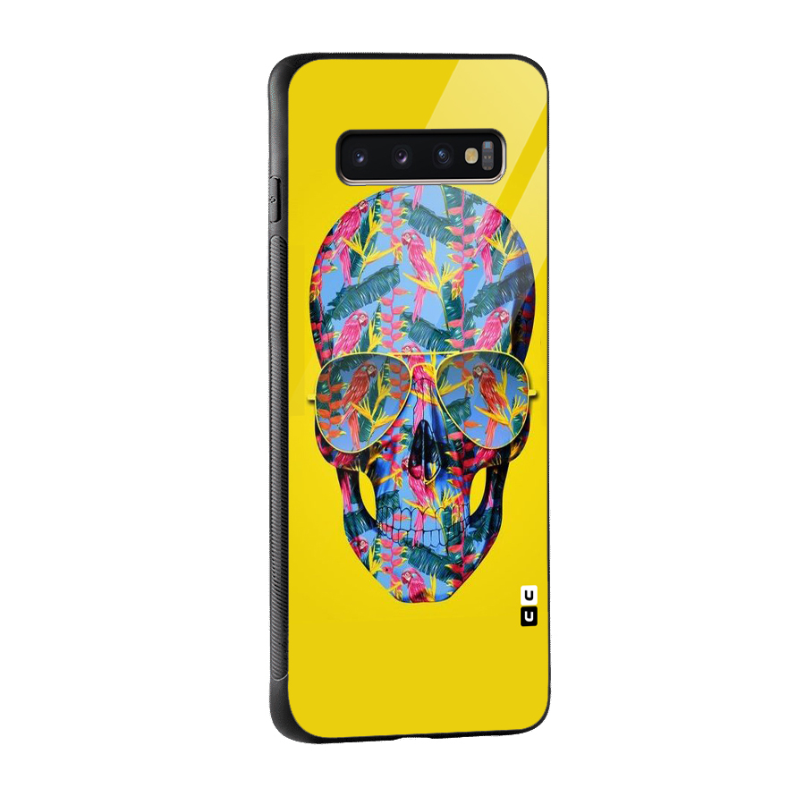 Skull Swag Glass Back Case for Galaxy S10 Plus