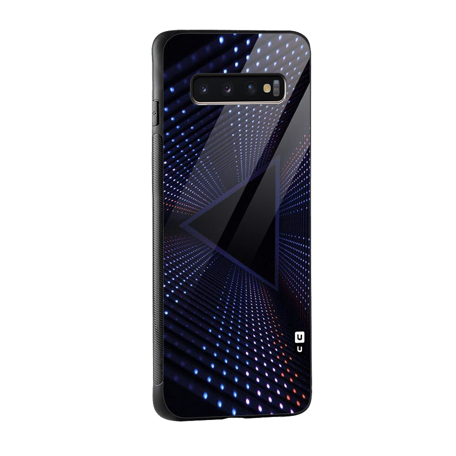 Stars Abstract Glass Back Case for Galaxy S10 Plus