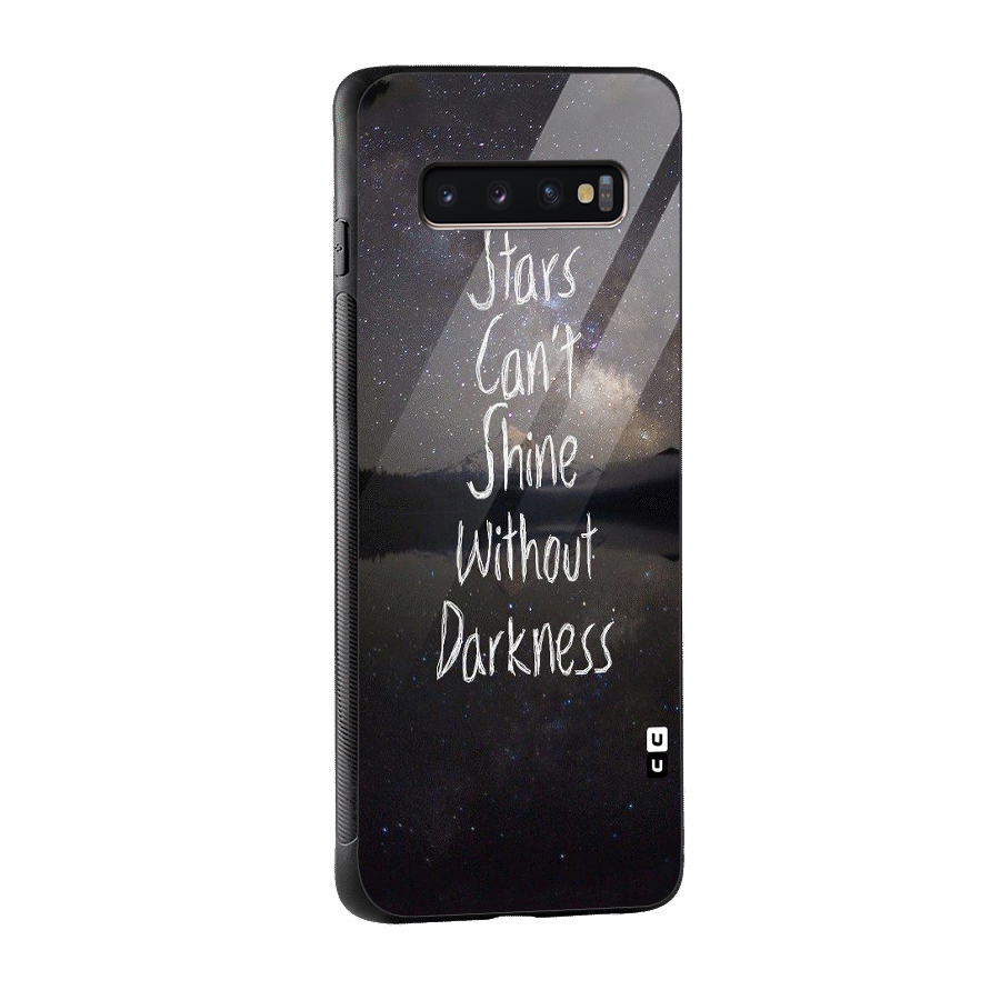 Stars Shine Glass Back Case for Galaxy S10 Plus