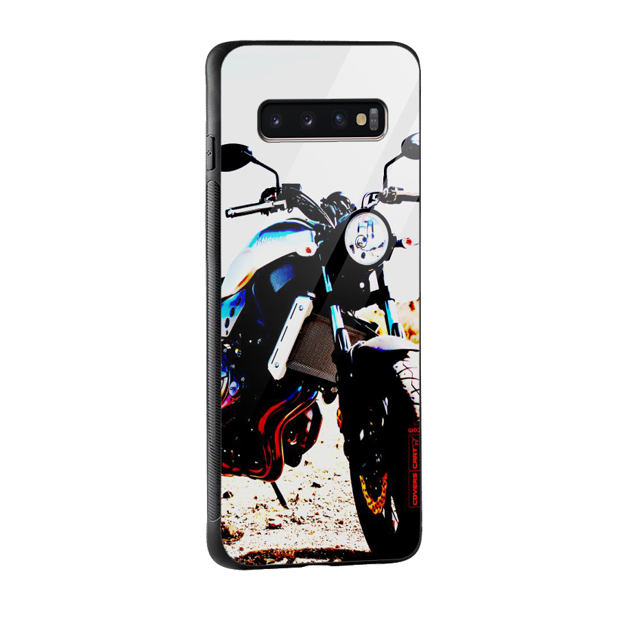 Stylish Ride Extreme Glass Back Case for Galaxy S10 Plus