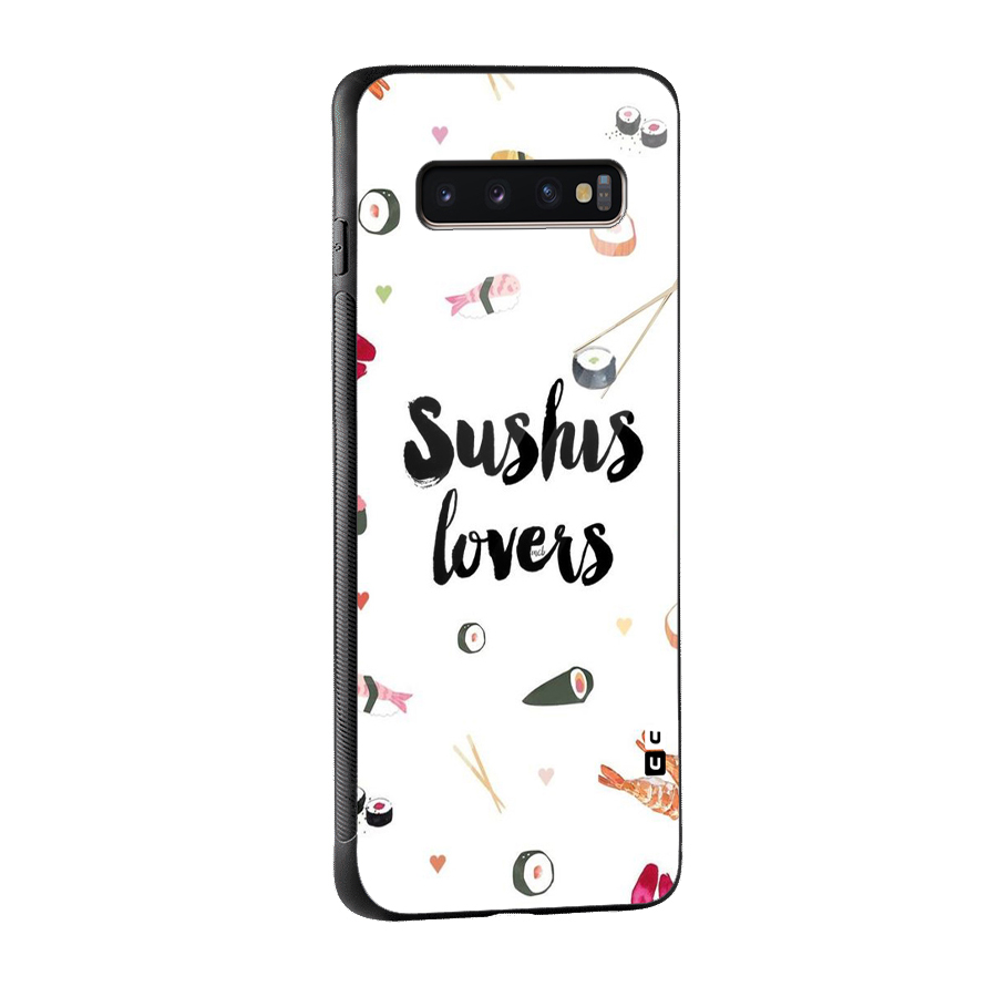 Sushi Lovers Glass Back Case for Galaxy S10 Plus