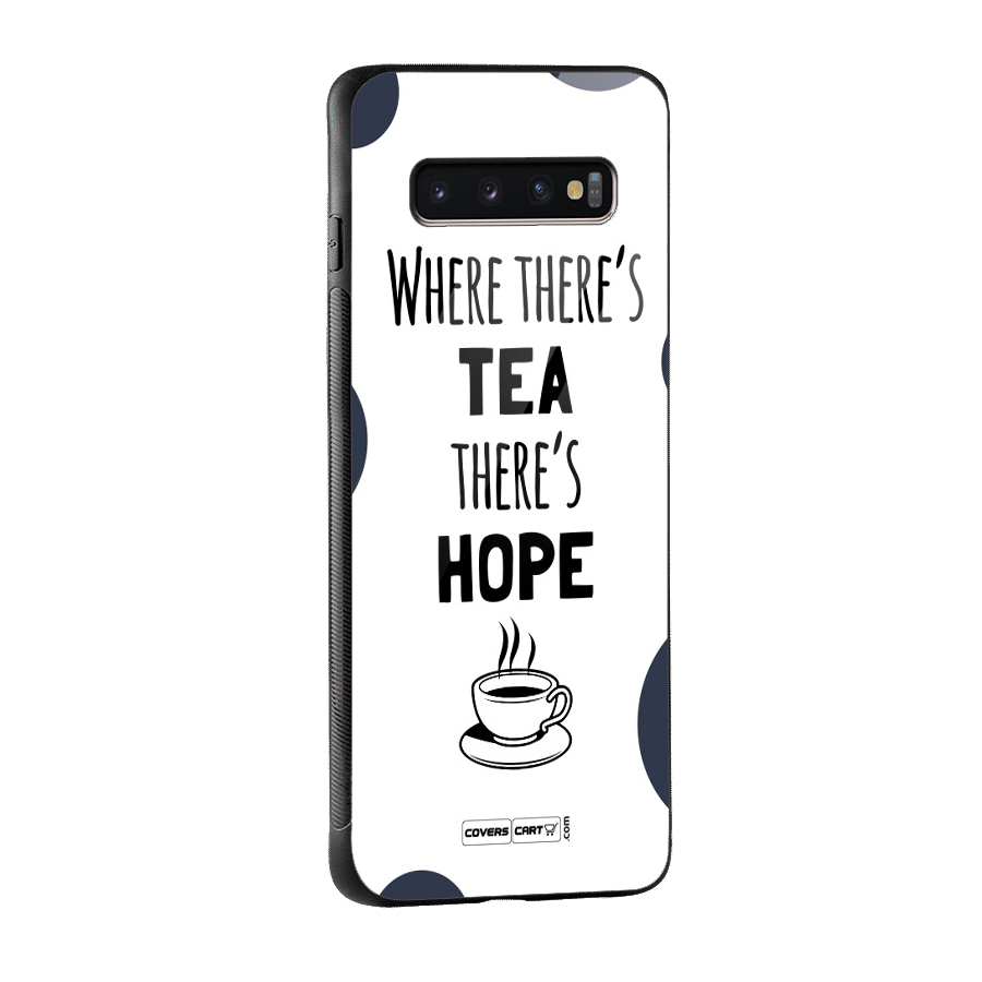 Tea Hope Glass Back Case for Galaxy S10 Plus