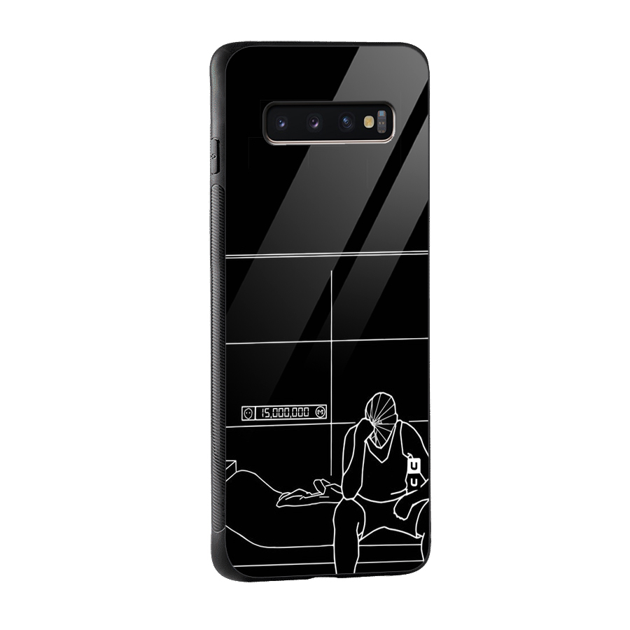 Teen Merits Glass Back Case for Galaxy S10 Plus