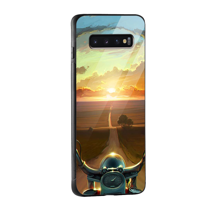 The Long Ride Glass Back Case for Galaxy S10 Plus