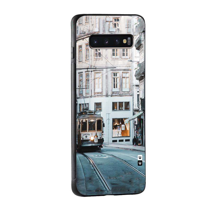Tramp Train Glass Back Case for Galaxy S10 Plus