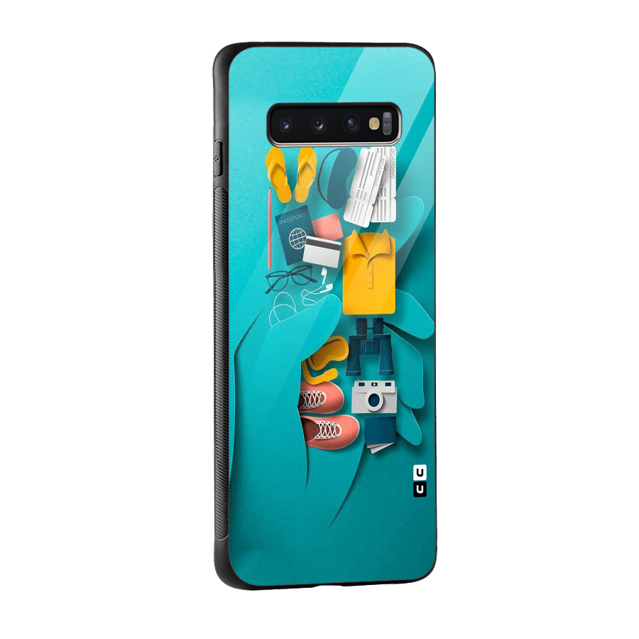 Vacay Vibes Glass Back Case for Galaxy S10 Plus
