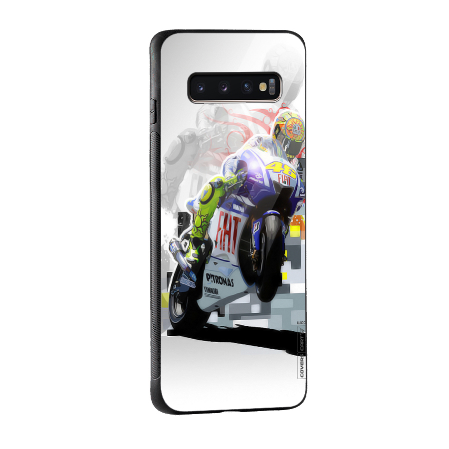 Valentino Rossi Glass Back Case for Galaxy S10 Plus