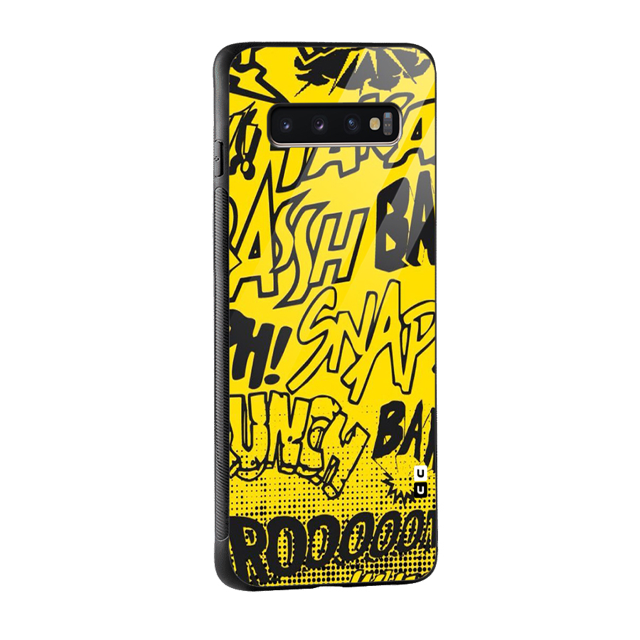 Vroom Snap Glass Back Case for Galaxy S10 Plus