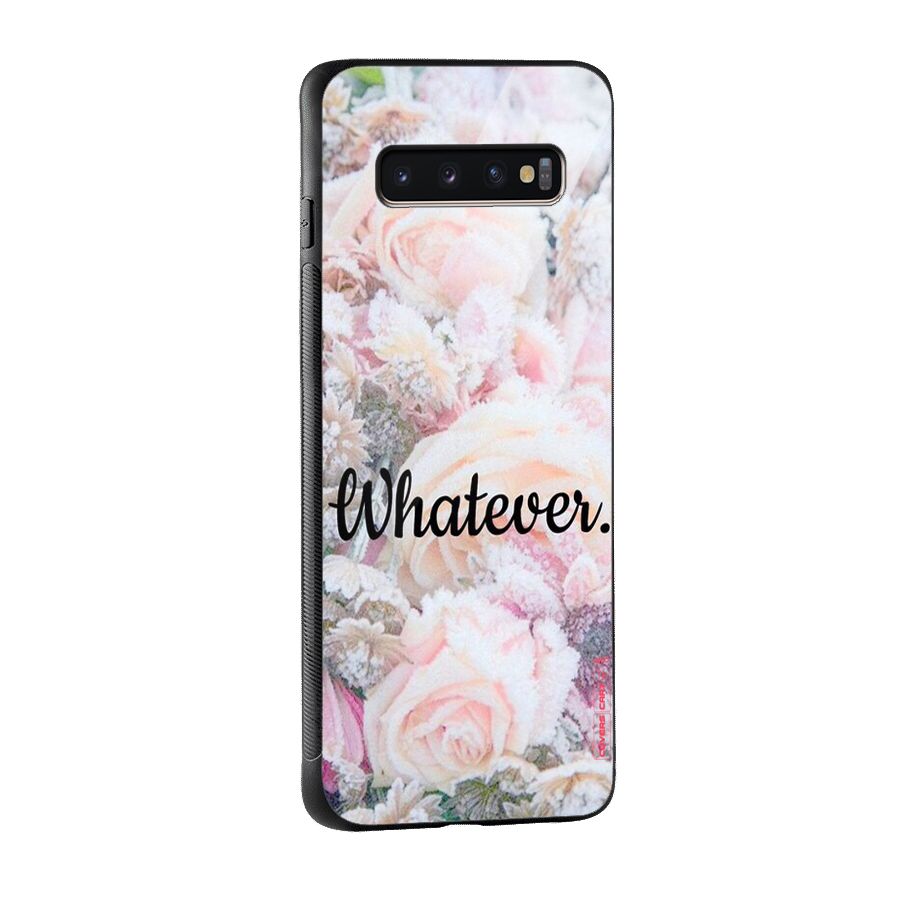 Whatever Glass Back Case for Galaxy S10 Plus