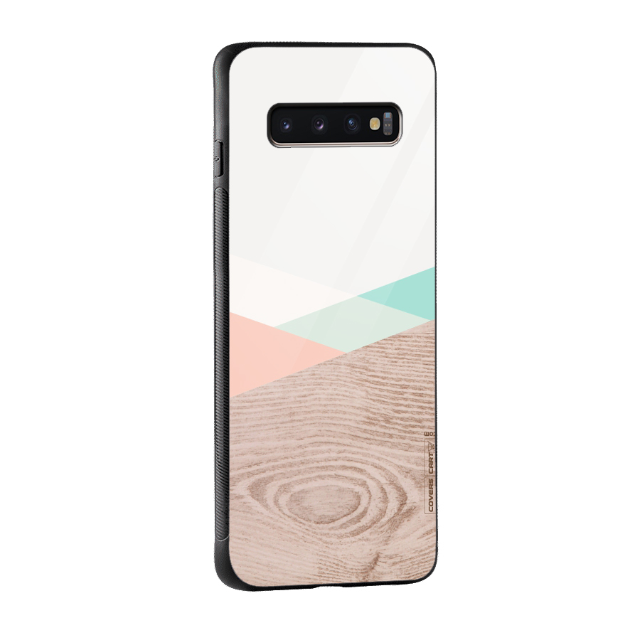 Wooden Fusion Glass Back Case for Galaxy S10 Plus
