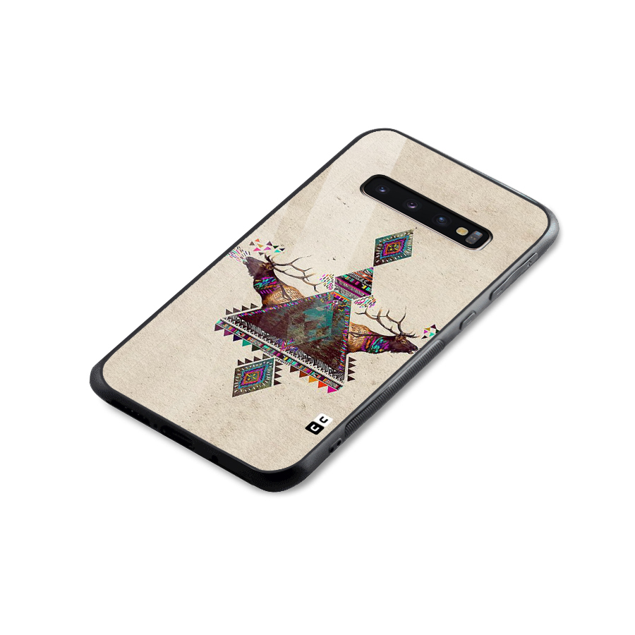 Aesthetic Bull Glass Back Case for Galaxy S10 Plus