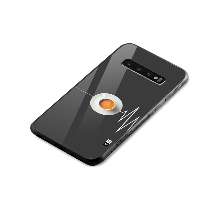 After Coffee Glass Back Case for Galaxy S10 Plus