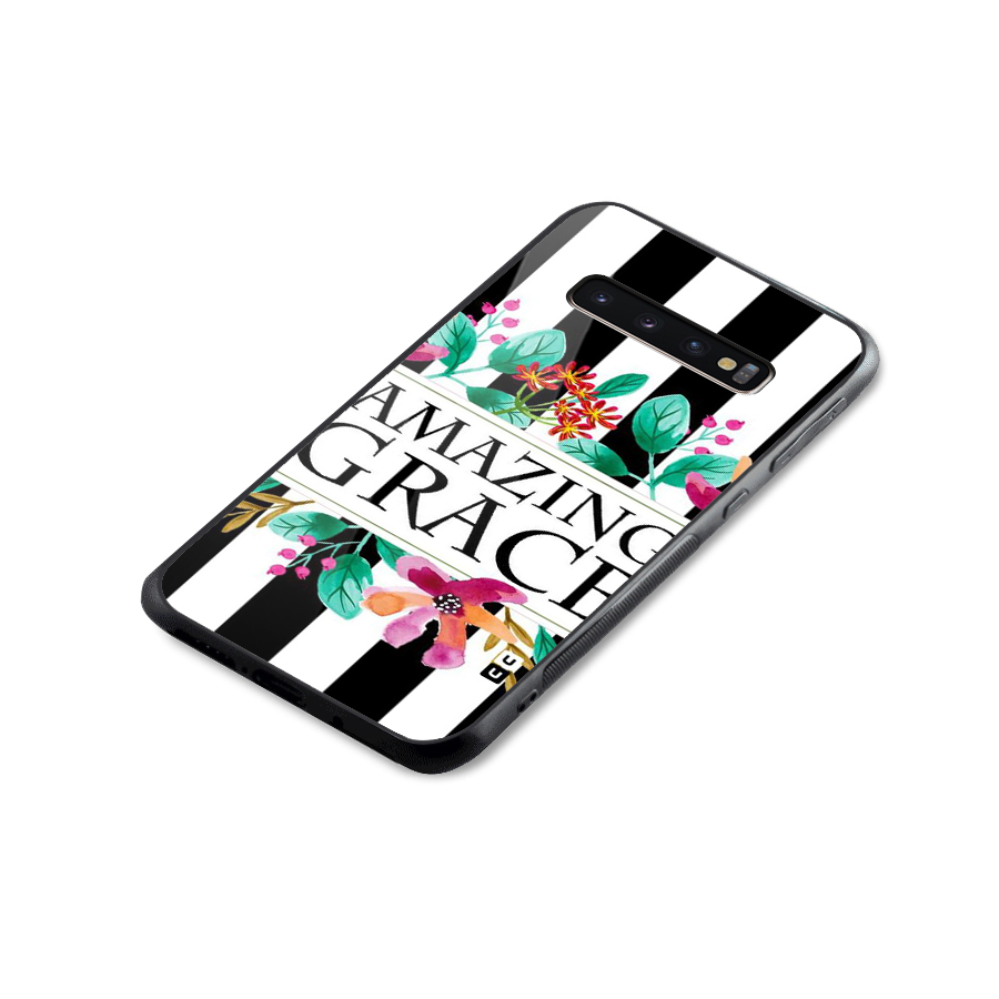 Amazing Grace Glass Back Case for Galaxy S10 Plus