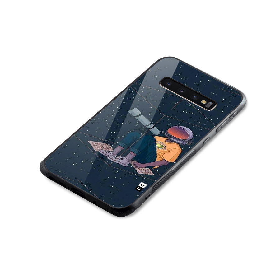 AstroNOT Glass Back Case for Galaxy S10 Plus