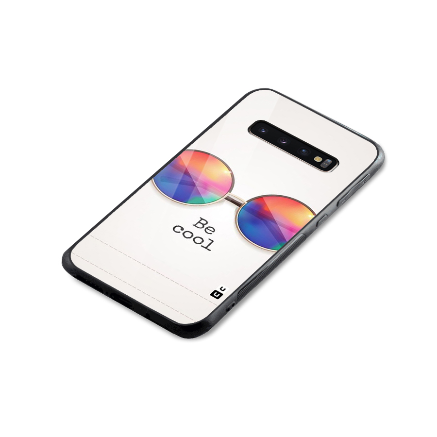 Be Cool Glass Back Case for Galaxy S10 Plus