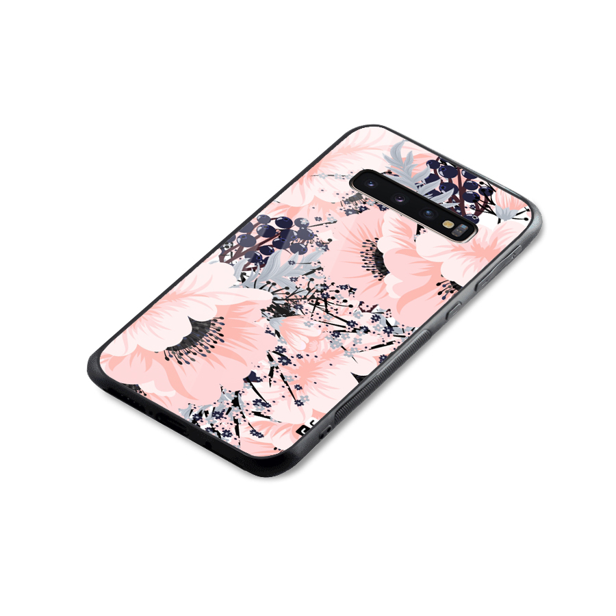 Beautiful Flowers Glass Back Case for Galaxy S10 Plus
