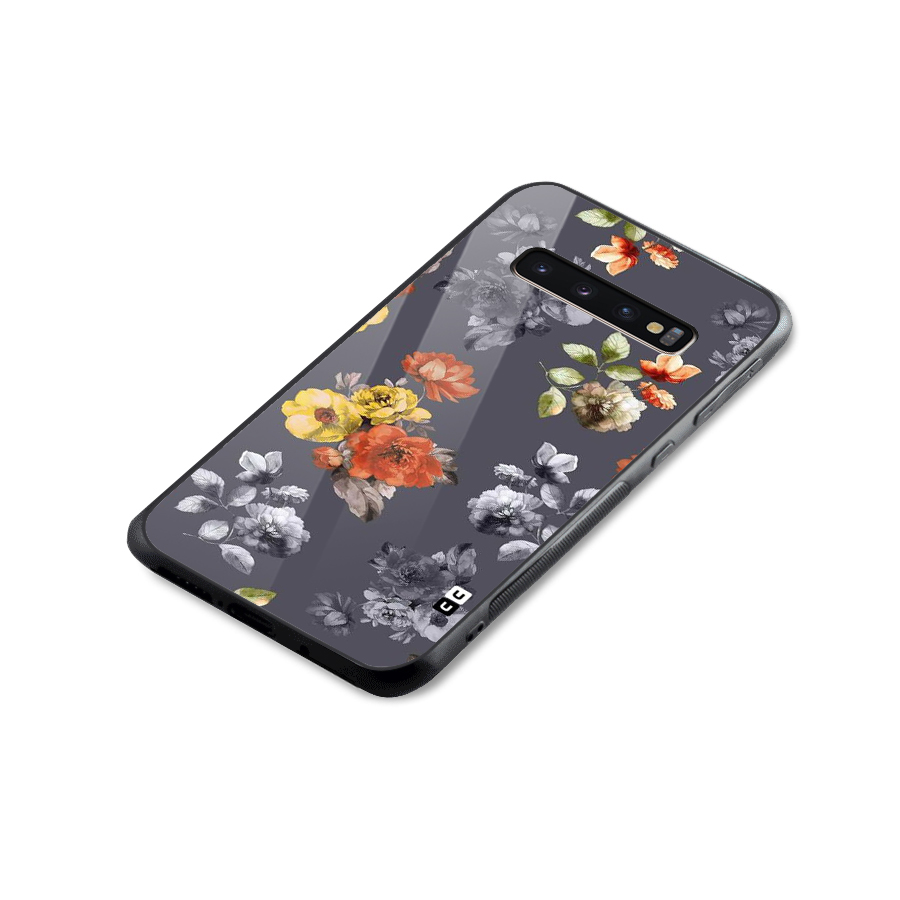 Beauty Art Bloom Glass Back Case for Galaxy S10 Plus