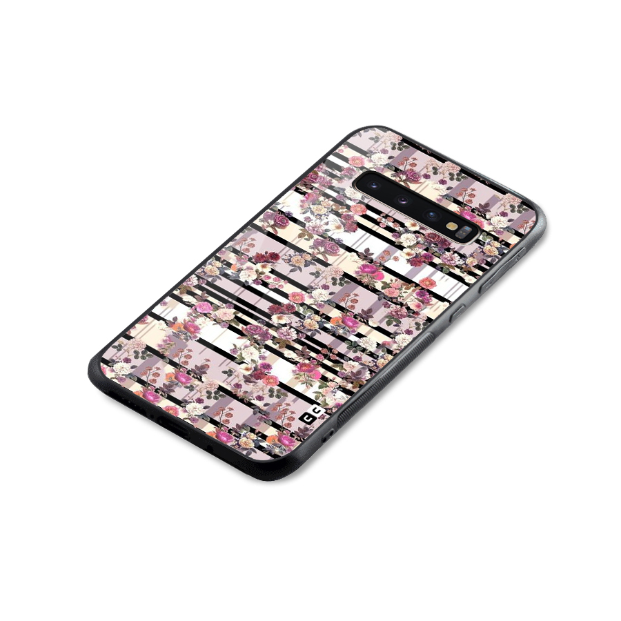 Beauty In Floral Glass Back Case for Galaxy S10 Plus