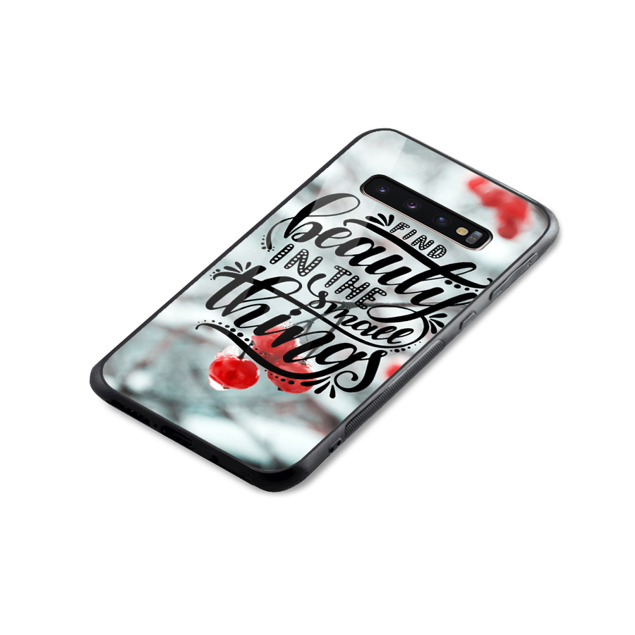 Beauty in Small Things Glass Back Case for Galaxy S10 Plus
