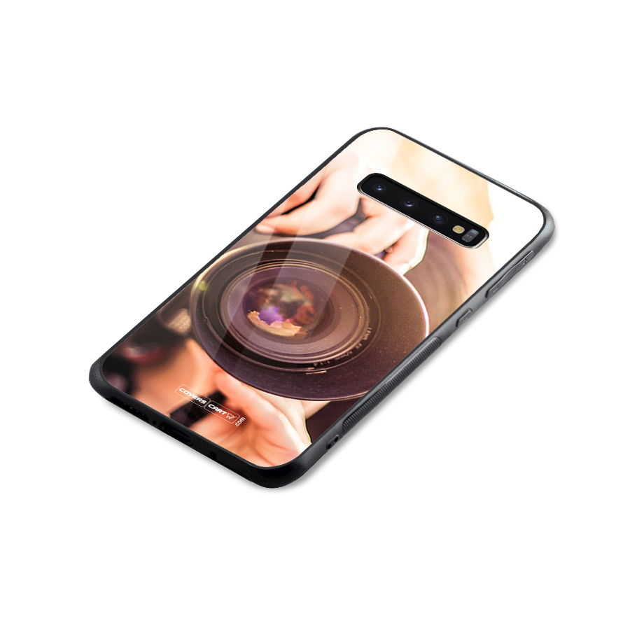 Camera Lovers Glass Back Case for Galaxy S10 Plus