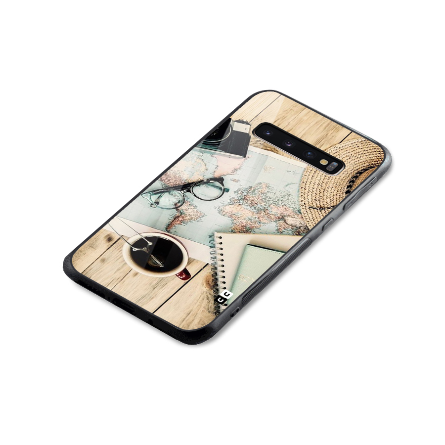 Camera Notebook Glass Back Case for Galaxy S10 Plus