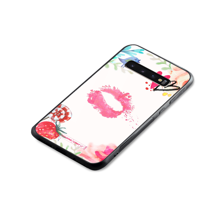 Chirpy Glass Back Case for Galaxy S10 Plus