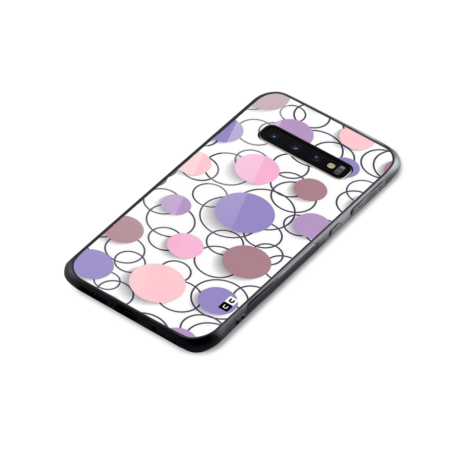 Circles And More Glass Back Case for Galaxy S10 Plus
