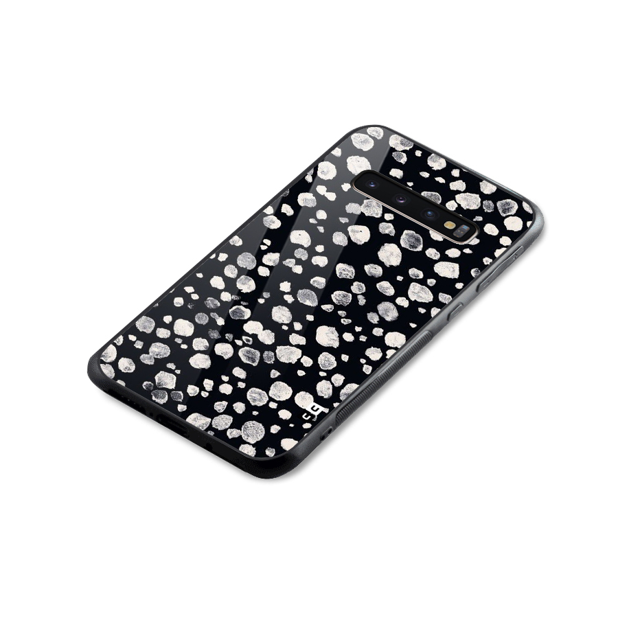 Classic Rocks Pattern Glass Back Case for Galaxy S10 Plus