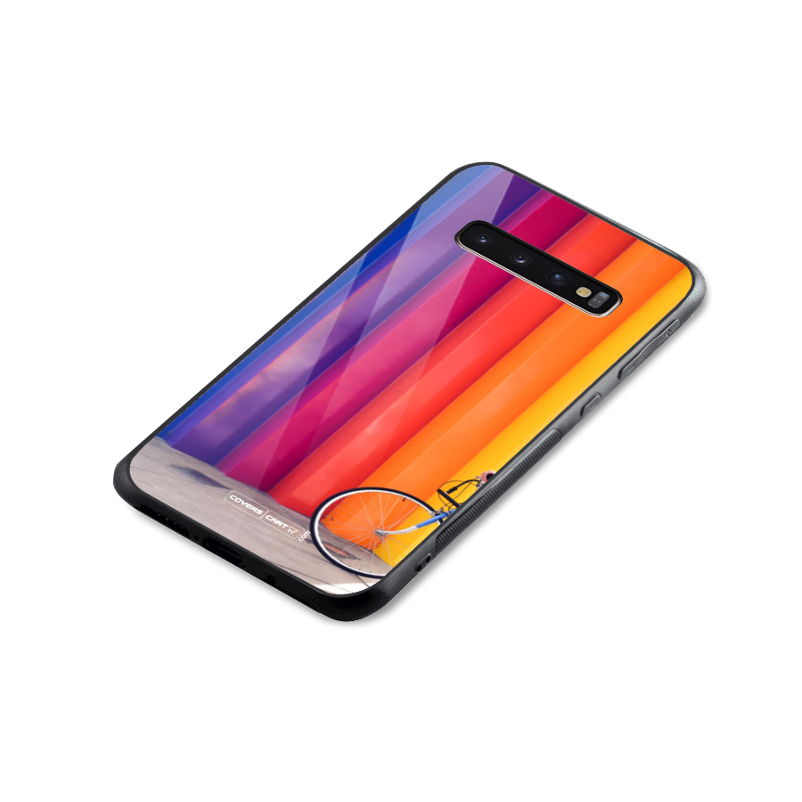 Colorful Walls Glass Back Case for Galaxy S10 Plus
