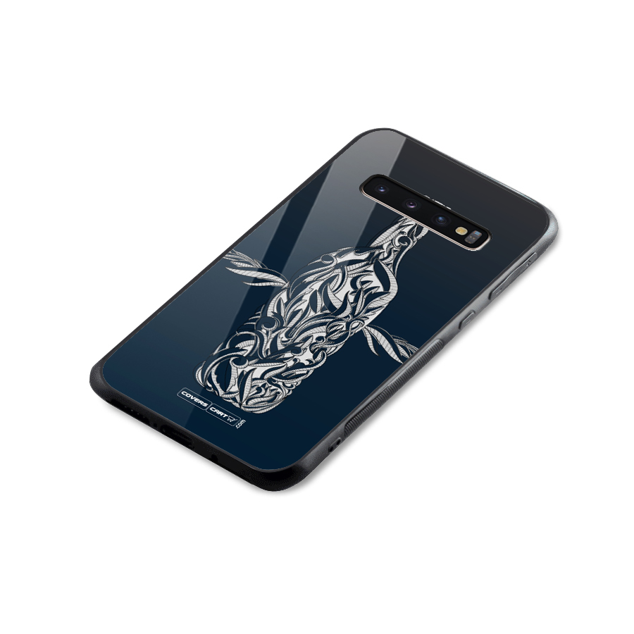 Creative Bottle Glass Back Case for Galaxy S10 Plus