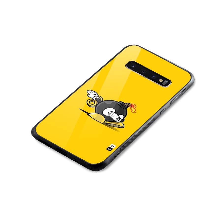 Dab Bomb Glass Back Case for Galaxy S10 Plus