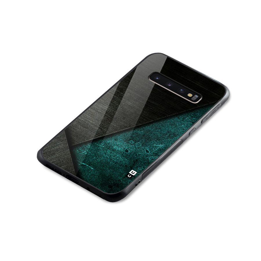 Dark Olive Green Glass Back Case for Galaxy S10 Plus